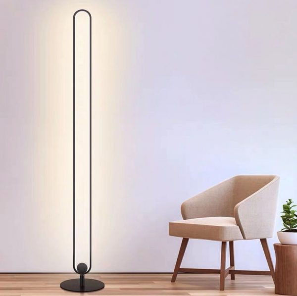 LED Vloerlamp, warm light kleuren, dimbaar