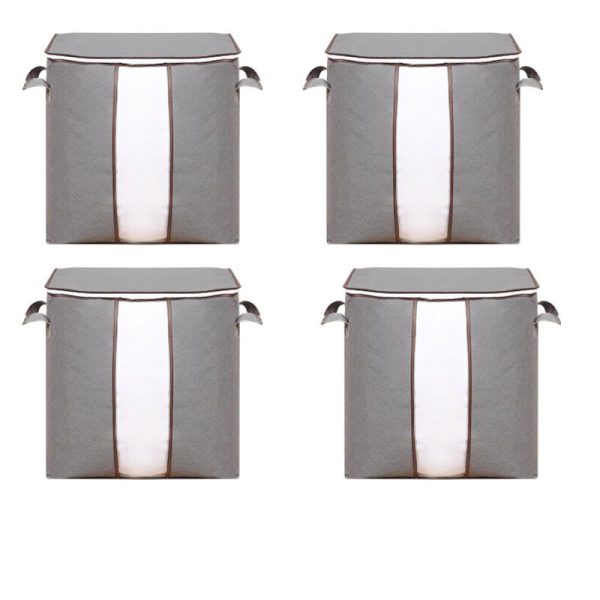 Opbergtas hoog voor dekbed en kleding 48x50x28cm - Afbeelding 7