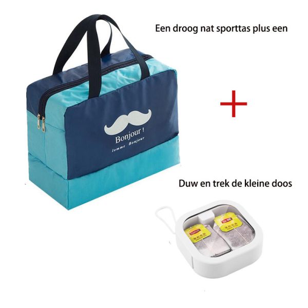 Melili Strandtas met anti zandsyteem en waterdichte zak - Afbeelding 2