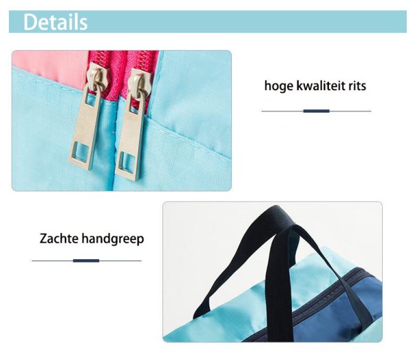 Melili Strandtas met anti zandsyteem en waterdichte zak - Afbeelding 5
