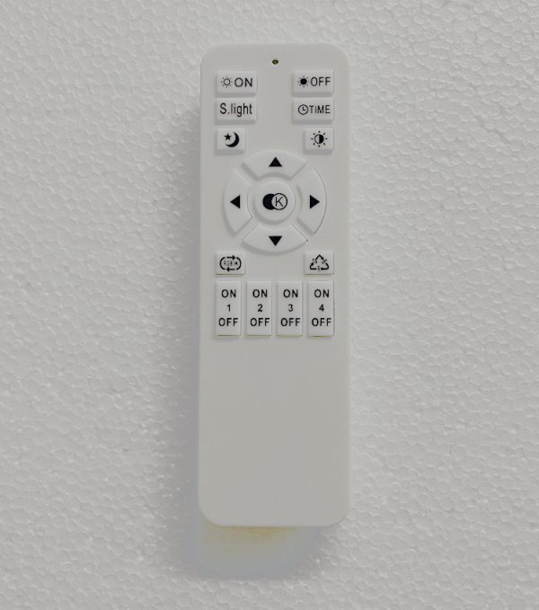 Moderne LED woonkamer plafondlamp zwart met rechthoekige vormen - Afbeelding 2