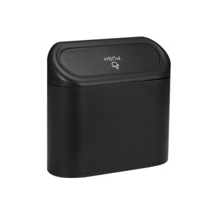 Auto mini prullenbak 1L zwart