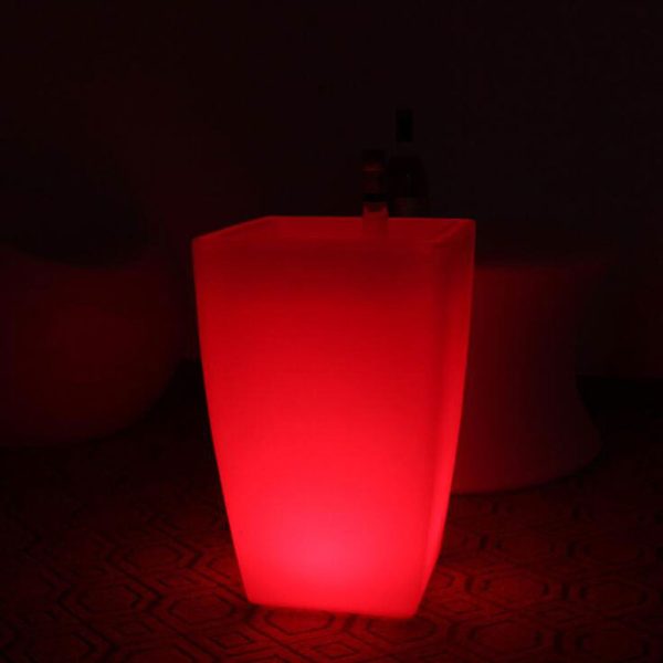 LED Verlichte ijsemmer, RGB kleuren met afstandbediening - Afbeelding 2