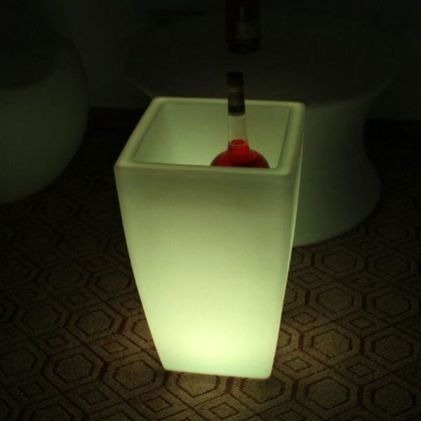 LED Verlichte ijsemmer, RGB kleuren met afstandbediening - Afbeelding 3