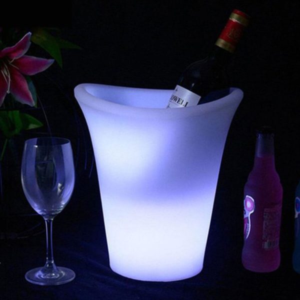 LED Verlichte wijnkoeler, RGB kleuren met afstandbediening - Afbeelding 4