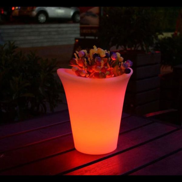 LED Verlichte wijnkoeler, RGB kleuren met afstandbediening - Afbeelding 7
