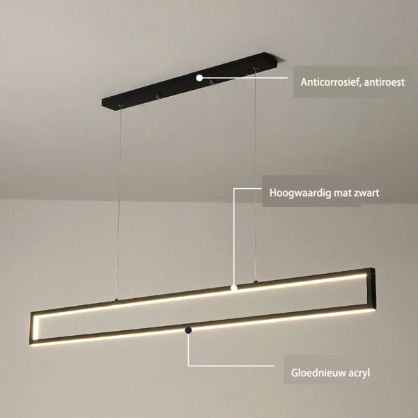 LED Dimbare hanglamp, 100cm lang met 35w vermogen - Afbeelding 2