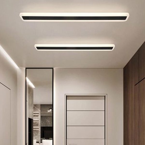 LED Plafondlamp wit licht 60cm lang met 22w wit/zwart - Afbeelding 9