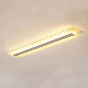 LED Plafondlamp wit licht 40 cm lang met 14w wit/zwart