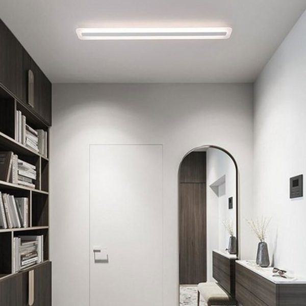 LED Plafondlamp wit licht 60cm lang met 22w wit/zwart - Afbeelding 7