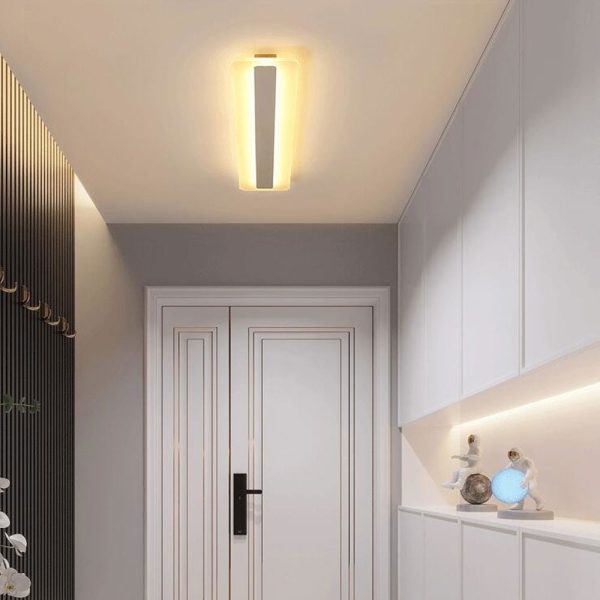 LED Plafondlamp wit licht 60cm lang met 22w wit/zwart - Afbeelding 4