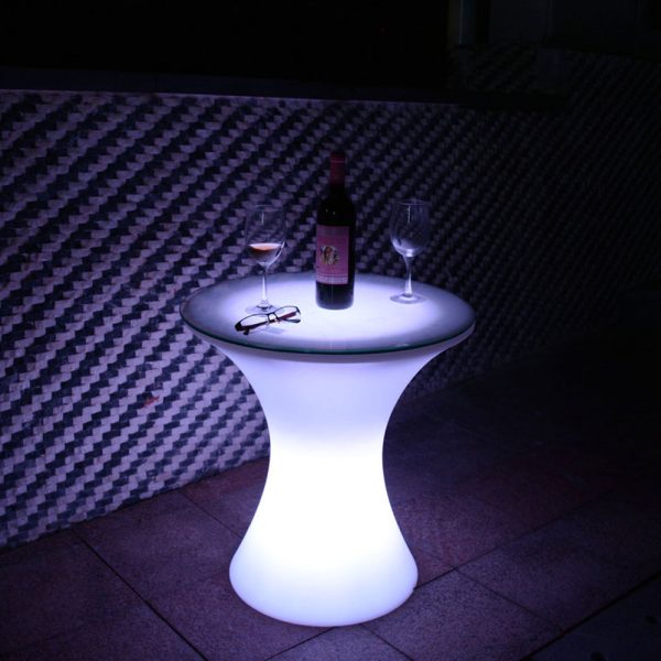 LED Verlichte bijzettafel, RGB kleuren met afstandbediening - Afbeelding 2