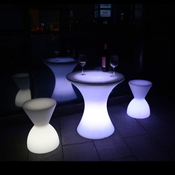 LED Verlichte bijzettafel, RGB kleuren met afstandbediening - Afbeelding 6