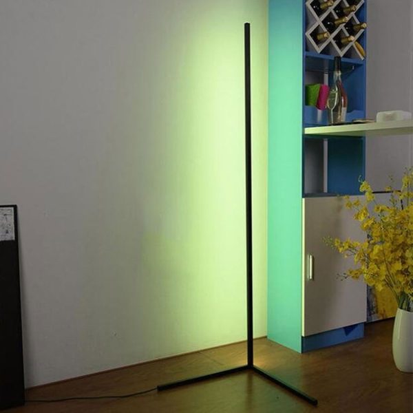 LED Hoeklamp, RGB kleuren dimbaar met afstandbediening - Afbeelding 5