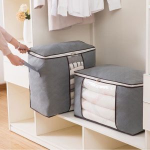 Opbergtas breed voor dekbed en kleding 70x50x30cm