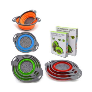 Set siliconen vergieten van 2 stuks groen/rood/blauw/oranje
