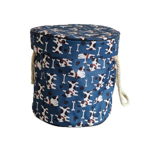 Speelgoed opbergzak organizer en speelmat blauw