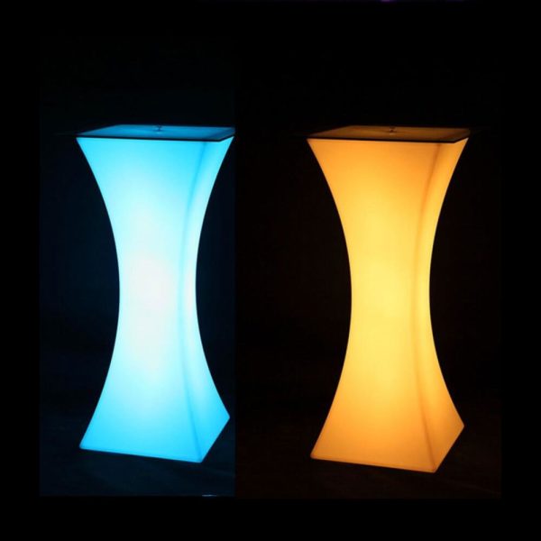 Hoge LED statafel, waterdicht met afstandsbediening