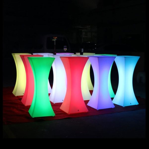 Hoge LED statafel, waterdicht met afstandsbediening - Afbeelding 3