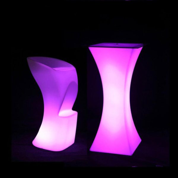 Hoge LED statafel, waterdicht met afstandsbediening - Afbeelding 5