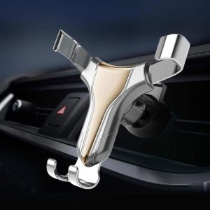 Universele aluminium Auto ventilatierooster telefoonhouder