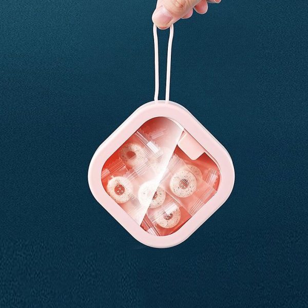 Handige pocket plastic opbergdoosjes