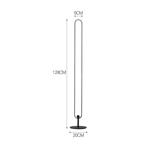 LED Vloerlamp, warm light kleuren, dimbaar - Afbeelding 3