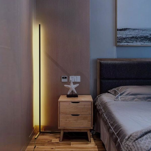 Led Hoeklamp, wit licht dimbaar met afstandbediening - Afbeelding 3