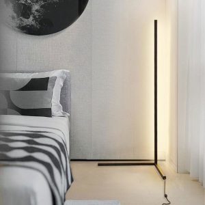 Led Hoeklamp, wit licht dimbaar met afstandbediening