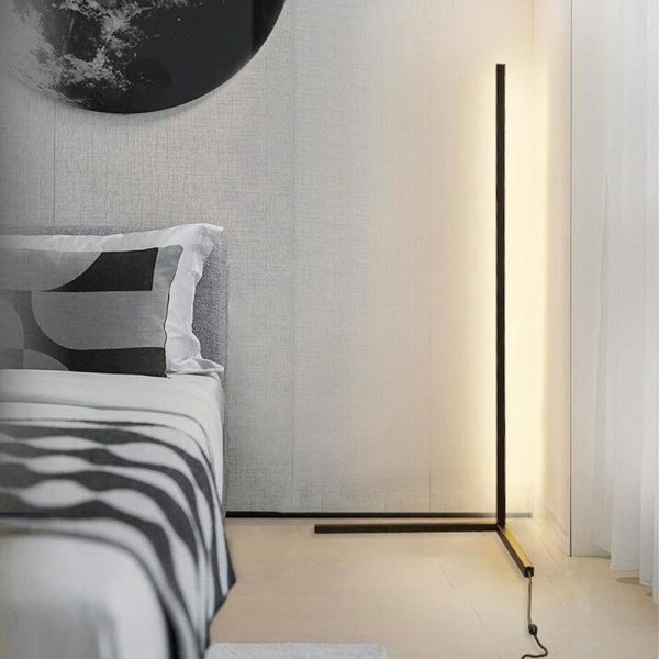 Led Hoeklamp, wit licht dimbaar met afstandbediening