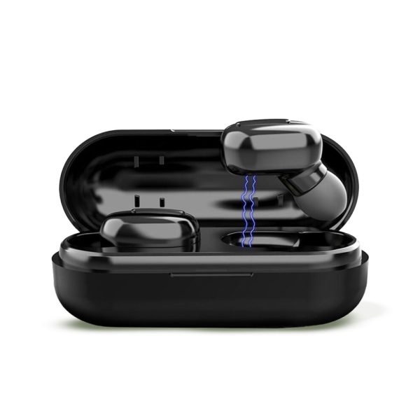 In-ear draadloze oordopjes zwart met TWS Bluetooth