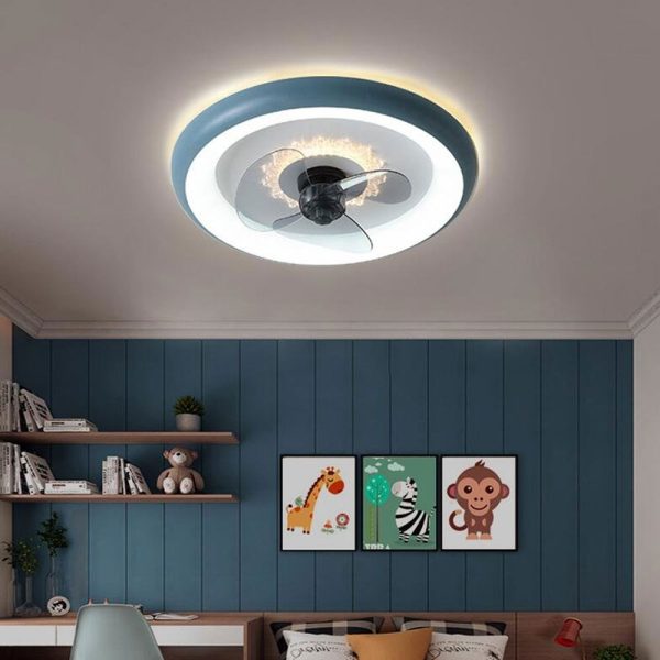 LED Plafondlamp met ventilator en afstandbediening - Afbeelding 2