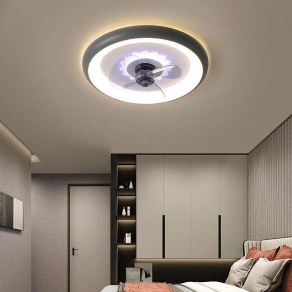 LED Plafondlamp met ventilator en afstandbediening - Afbeelding 3