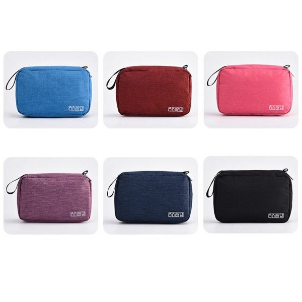 Ophangbare toilet/reistas met haak paars/rood/roze/zwart/blauw - Afbeelding 17