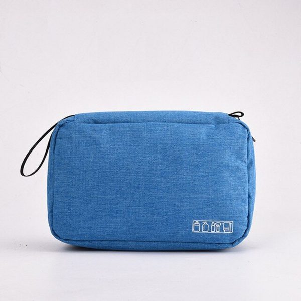 Ophangbare toilet/reistas met haak paars/rood/roze/zwart/blauw - Afbeelding 4