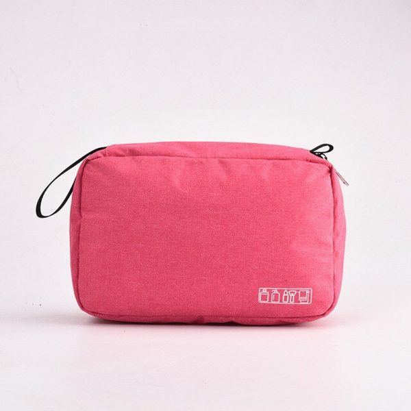 Ophangbare toilet/reistas met haak paars/rood/roze/zwart/blauw - Afbeelding 10