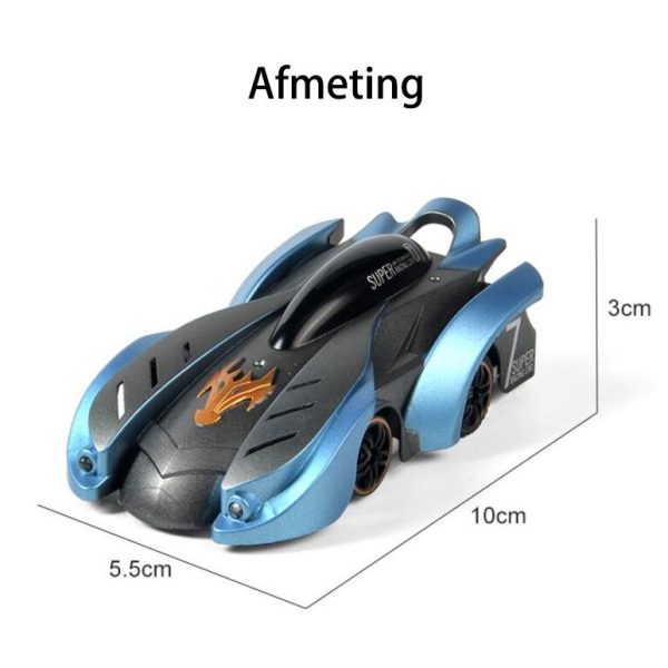 2.4G bestuurbare stunt auto met horlogo remote blauw - rood - Afbeelding 8