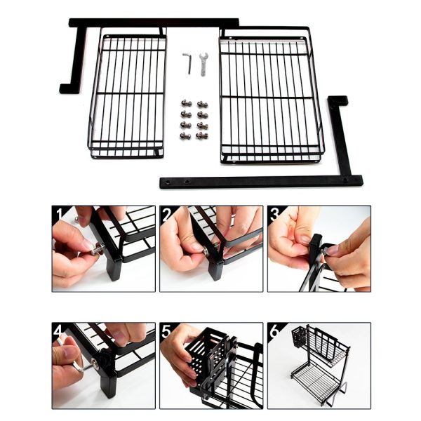 Kruidenrek 3-laags, Keukenrek, Opbergrek, Keuken Organizer - Afbeelding 3