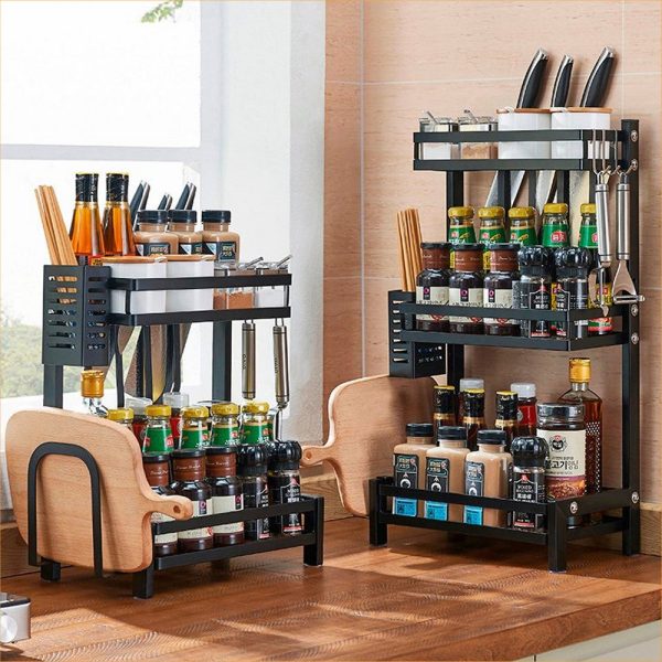 Kruidenrek 3-laags, Keukenrek, Opbergrek, Keuken Organizer