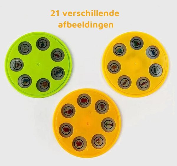 Melili Giraffe Projectie Tekentafel met 21 verschillende afbeeldingen - Afbeelding 2