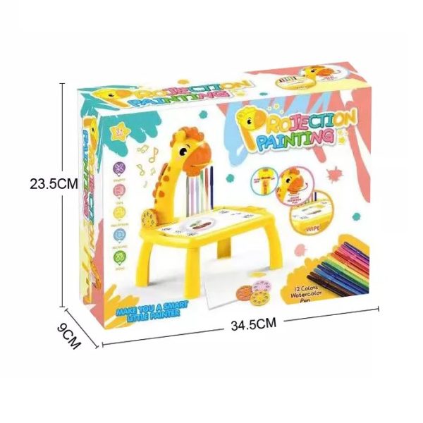 Melili Giraffe Projectie Tekentafel met 21 verschillende afbeeldingen - Afbeelding 10