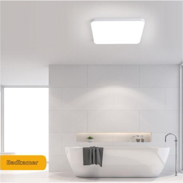Led Plafondlamp, Rond 300mm, waterdicht, 3000 lumen, 30watt,  warm  3000k - Afbeelding 3