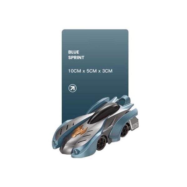 2.4G bestuurbare stunt auto met horlogo remote blauw - rood - Afbeelding 15