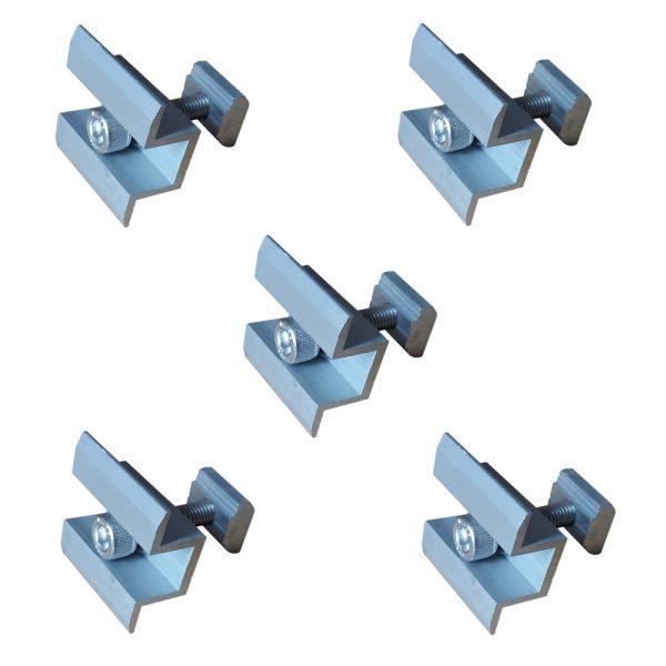 Rail PV middenklem 35mm SUS304 M8x25 AL6005 L40mm - Afbeelding 4