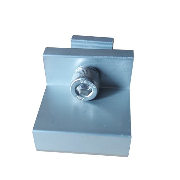 Zonnepaneel Rail PV eindklem 30mm SUS304 M8x25 AL6005 L40mm - Afbeelding 2