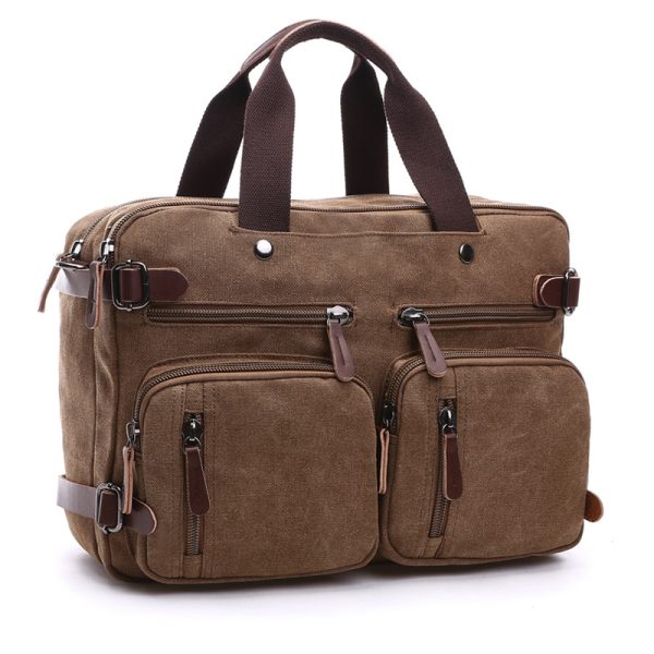 computer tas-laptoptas-travel tas-multifuntionele tas-laptop rugzak-laptoptas 3-in-1 Rugtas - Rugzak - Schoudertas - Voor 17,3-inch laptop formaat - Afbeelding 11