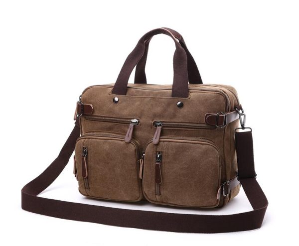 computer tas-laptoptas-travel tas-multifuntionele tas-laptop rugzak-laptoptas 3-in-1 Rugtas - Rugzak - Schoudertas - Voor 17,3-inch laptop formaat - Afbeelding 13