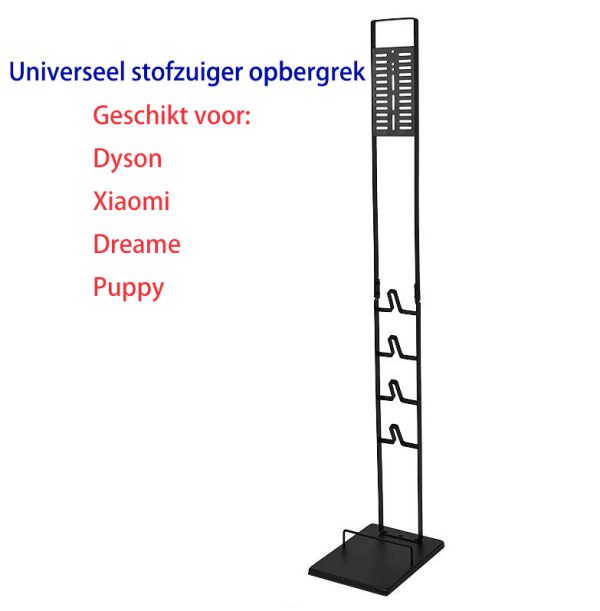 Stofzuiger Opbergrek - Dyson Rek - Dyson Essentials - Stofzuiger organizer - Dyson Opbergrek-Organizer stofzuiger - Dyson Accesoires - Cordless Vacuum Stand Stofzuiger Opbergrek Zwart - Afbeelding 4