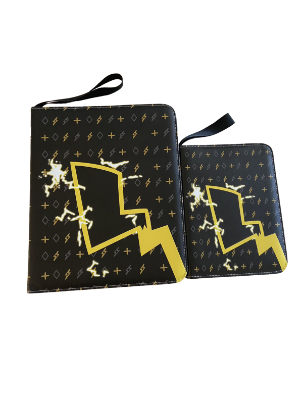 Luxe Binder Kaartenalbum-Cards Binder Album,Verzamelmap geschikt voor pokemon-Extra grote speelkaarten verzamelalbum-Kaartenalbum voor 900 kaarten-met rit-Pokemon map-Pokemon verzamelmap-33.5*27*4.5cm - Afbeelding 5