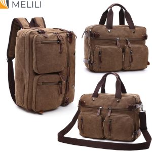 computer tas-laptoptas-travel tas-multifuntionele tas-laptop rugzak-laptoptas 3-in-1 Rugtas - Rugzak - Schoudertas - Voor 17,3-inch laptop formaat